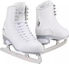 Jackson Ultima Finesse JS450 white figure skates for women and girls with Mark I blades