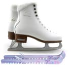 SKATE GURU Botas Model: Diana Figure Ice Skates/Size: Girls' 3 Bundle with Skate Guards