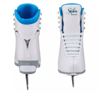 Front and back views of the Jackson SoftSkate JS180 showing the blue lining running down the lace gusset and the SoftSkate by Jackson tongue logo