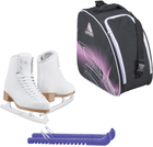 Jackson Classic JC500 Womens Figure Ice Skates Womens 5 Bundle with Skate Guards and Bag