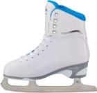 Inside view of the Jackson SoftSkate JS180 showing the blue padded collar and white synthetic upper