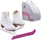 SKATE GURU Jackson Ultima Figure Ice Skates EXCEL JS1290 Bundle with Bag and Guardog Skate Guards 7