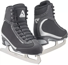 Pair of black Jackson Softec Vista ST3200 ice skates with Ultima Mark I blades