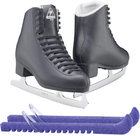 Jackson Classic 552 Ice Skate Bundle — Skate guards 4 Jackson Ultima Classic JC552 Mens/Boys Figure Ice Skates, Medium Width, Mens Size 6 Bundle with Skate Guards
