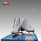 BOTAS Cindy Women’s and Girls’ Figure Skates 12 Pair of BOTAS Cindy white figure skates standing on a Botas box