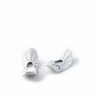 BOTAS White Dancing and Ballet Flats from Natural Leather 9