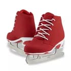 Jackson Softec DIVA DV3000 in red, showing the two-tone white figure outsole and the Ultima Mark I blade