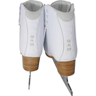 Back view of GAM Silver Label G0780 skates with GAM heel lettering and perforated collar lining