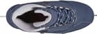 Jackson Ultima Softec Elite ST7200 Women’s Ice Skates / Navy 19 Navy Softec Elite ST7200 from above, light gray knit lining at the rolled collar and padded tongue
