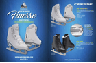 SKATE GURU Jackson Ultima Figure Ice Skates FINESSE JS450 Bundle with Skate Guards 9