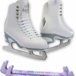 Jackson Finesse JS150 Ice Skate Bundle — Skate guards 9