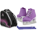 Jackson Softec Diva Ice Skate Bundle — Skate guards + skate bag 23