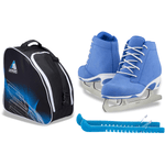 Jackson Softec Diva Ice Skate Bundle — Skate guards + skate bag 22