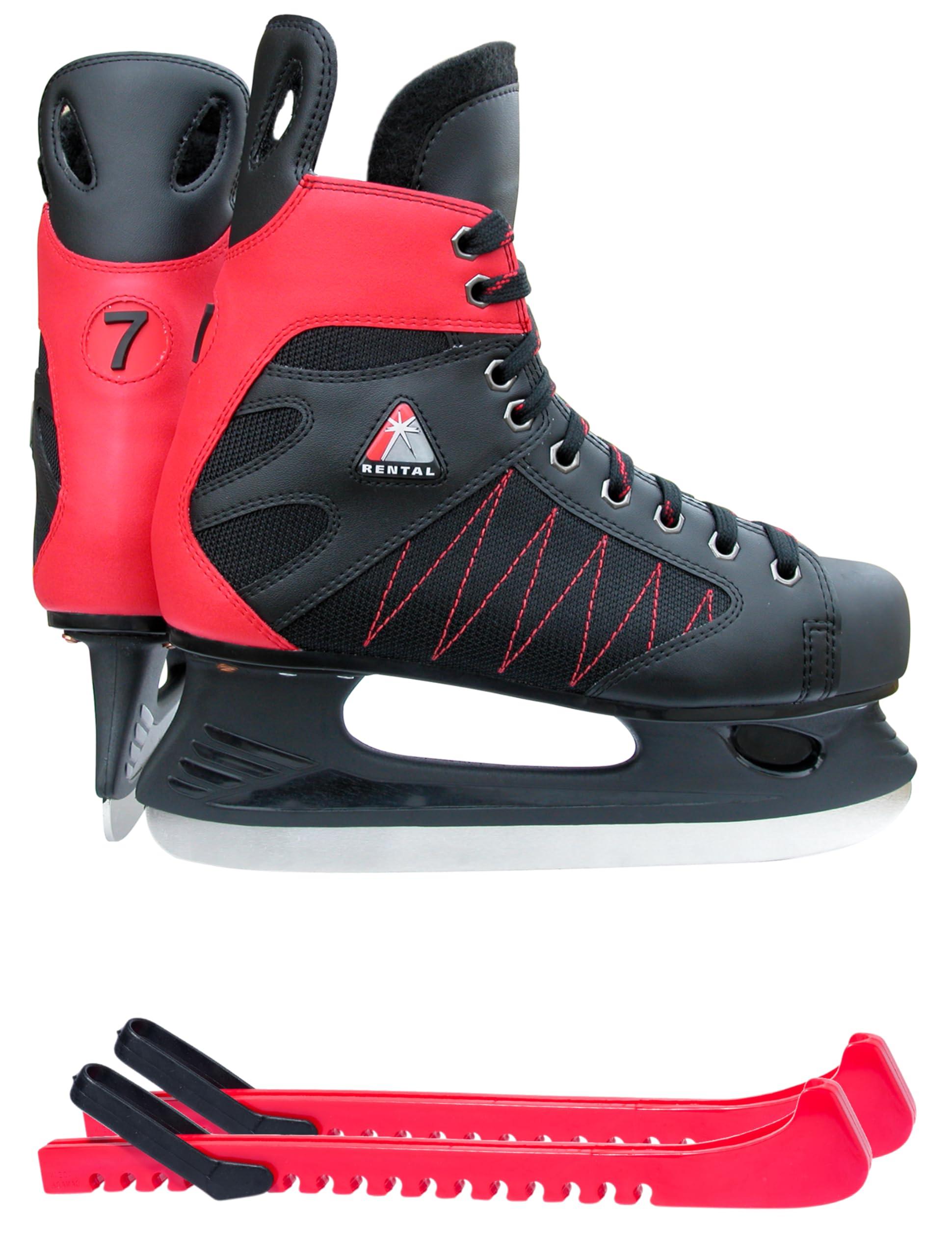 Jackson Ultima RH905 Hockey - Black rental ice skates with skate guards