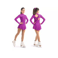 Sagester Figure Skating Dress Style: 149, Fuchsia Purple