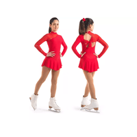 Sagester Figure Skating Dress Style: 149, Red