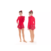 Sagester Figure Skating Dress Style: 163, Red