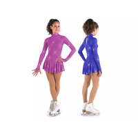 Sagester Figure Skating Dress Style: 177, Fuchsia Glitter