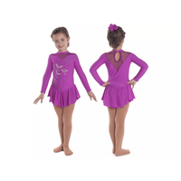 Sagester Figure Skating Dress Style: 187, Fuchsia Purple