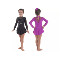 Sagester Figure Skating Dress Style: 187, Black