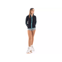 Sagester Figure Skating Jacket Style: 252, Turquoise edges