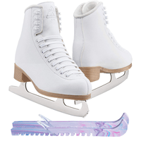 Jackson Classic 200 Womens/Girls Figure Ice Skates, Medium Width, Womens Size 4 with Centipede Skate Guard