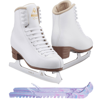 Jackson Ultima Excel JS1290 Womens Ice Skates Width: Medium/Size: Adult 4 Bundle with Skate Guards