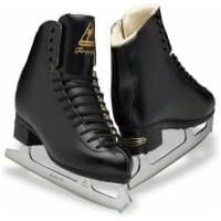 Jackson Ultima Freestyle DJ2192 black figure skates for men and boys with Aspire XP blades and gold Jackson badges
