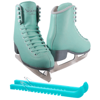 Jackson Classic JC380 Mint Figure Ice Skates - Womens 4 - Bundle with Skate Guards