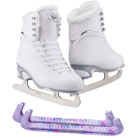 Jackson Finesse 180 ice skates in Fleece with Guardog 170 guards