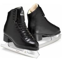 Jackson Ultima Marquis black figure skates for men and boys with factory-attached Ultima Mirage blades