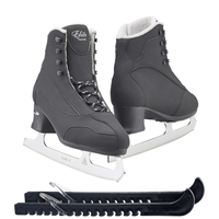 Jackson Ultima Softec Black Elite ST7202 Mens 4 Bundle with Skate Guards