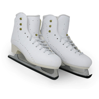 Belati Iris Microfiber women's figure skates in white with Botas Sabrina blades