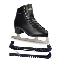 Botas Robin/Figure Ice Skates for Men, Boys/Size: Adult 4.5 Bundle with Skate Guards