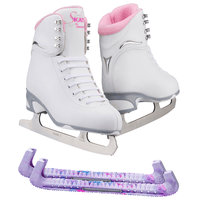 Jackson Finesse 180 ice skates in Pink with Guardog 170 guards