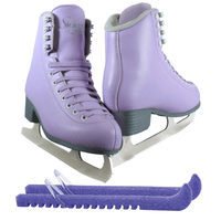 Jackson SoftSkate 380 ice skates in Lilac with Guardog 840 guards