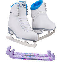 Jackson Finesse 180 ice skates in Blue with Guardog 170 guards