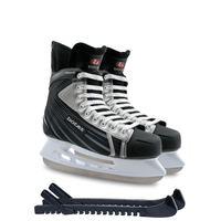 Botas Botas Attack ice skates in Black / Silver with Guardog 602 guards