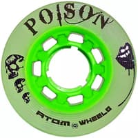 Atom Roller POISON Quad Derby Wheels 62X38 Hybrid – Green – PACK OF 4 Atom Roller POISON Quad Derby Wheels 62X38 Hybrid - Green - PACK OF 4