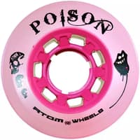 Atom Roller POISON Quad Derby Wheels 62X44 Hybrid - Pink - PACK OF 4