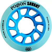 Atom Roller POISON SAVANT Quad Derby Wheels 59X38 Hybrid - Blue - PACK OF 4
