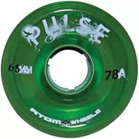 ATOM PULSE Quad Skate Outdoor Wheels 65mm x 37mm 78a – Green
