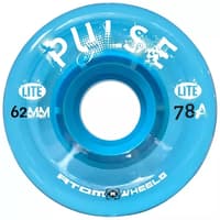 ATOM PULSE Lite Quad Skate Outdoor Wheels 62mm x 33mm 78a – Blue
