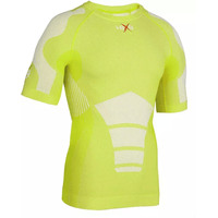 I-EXE Made in Italy - Men's Multizone Short Sleeve Compression Shirt - Yellow