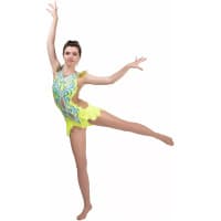 SGmoda Rhythmic Artistic Gymnastics Leotards Style: B2 / Yellow
