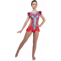 SGmoda Rhythmic Artistic Gymnastics Leotards Style: B2 / Red
