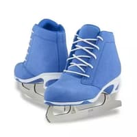 Jackson Softec DIVA DV3000 in blue, showing five pairs of eyelets with no hooks and a color-matched lining