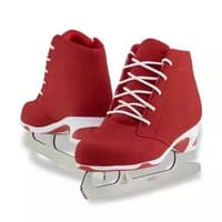 Jackson Softec DIVA DV3000 in red, showing the two-tone white figure outsole and the Ultima Mark I blade