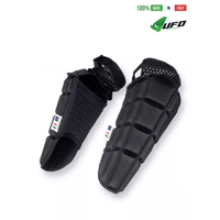 UFO PLAST Made in Italy - Ultralight Elbow Guards, Elbow Protection Pads, Black