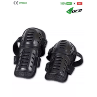 UFO PLAST Made in Italy - JUMP Elbow Guards, Elbow Protection Pads, One size fits all, Black